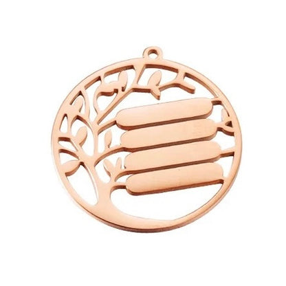 Schlüsselanhänger Lebensbaum individuell graviert