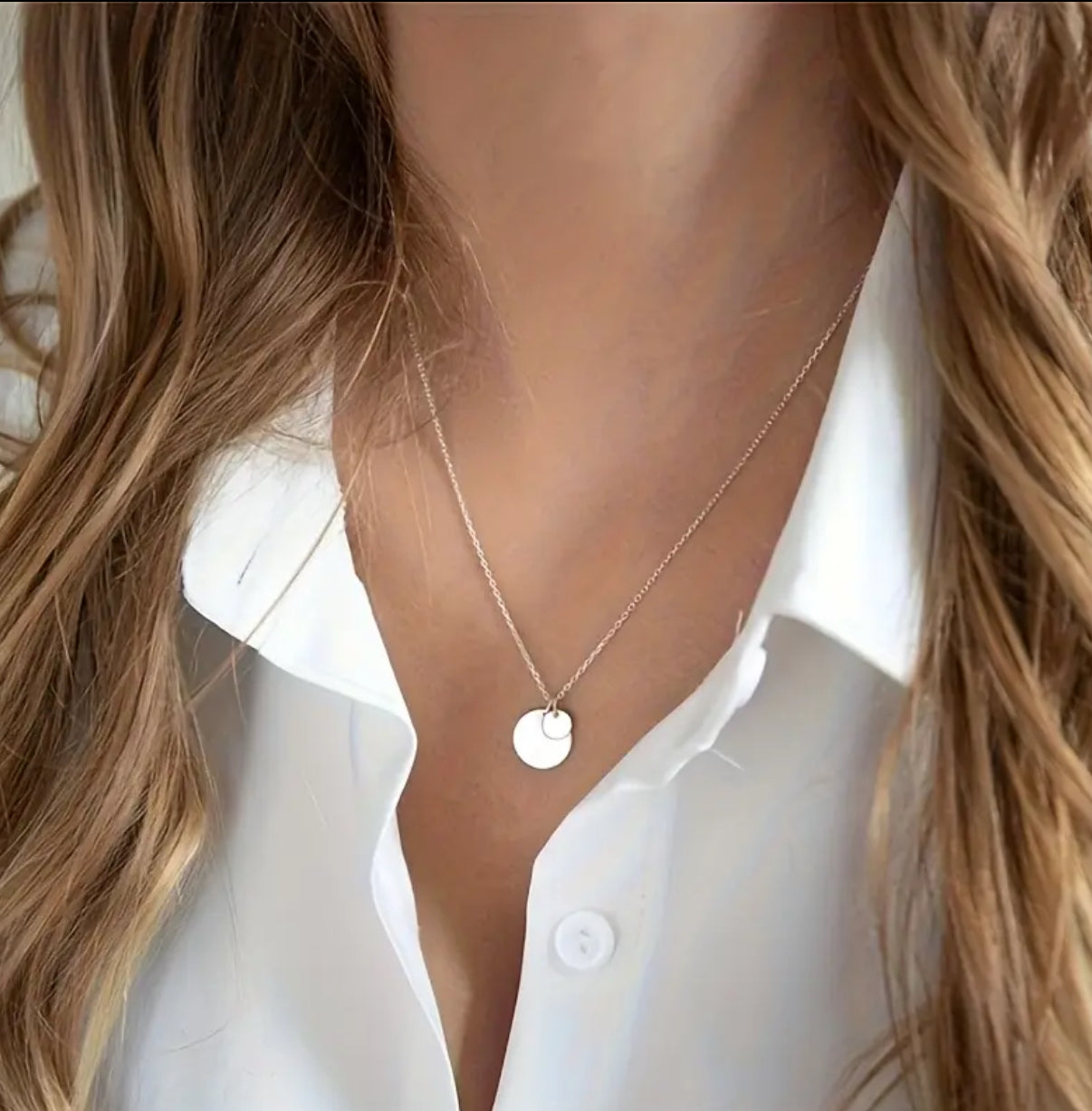 Halskette Double Charm individuell graviert