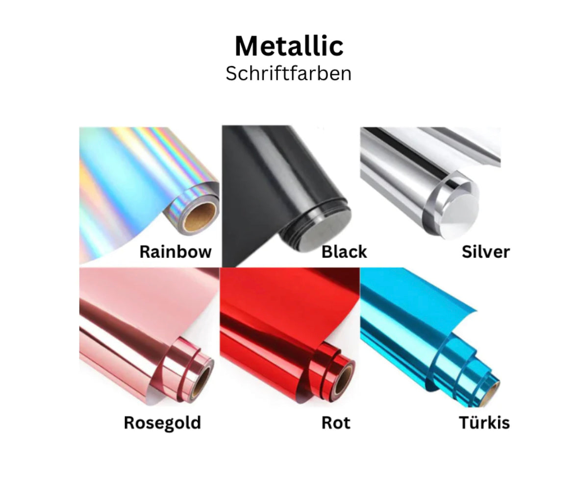 Individuelle Boxentafel Alu brushed