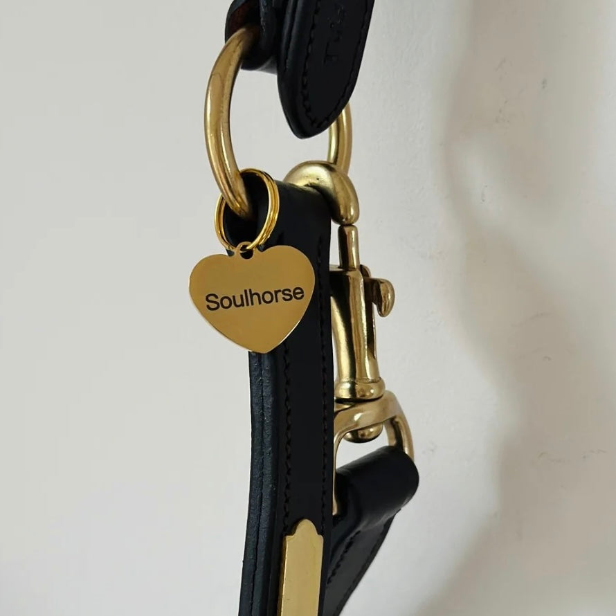 Lederhalfter S-Line Classy mit individueller Gravur