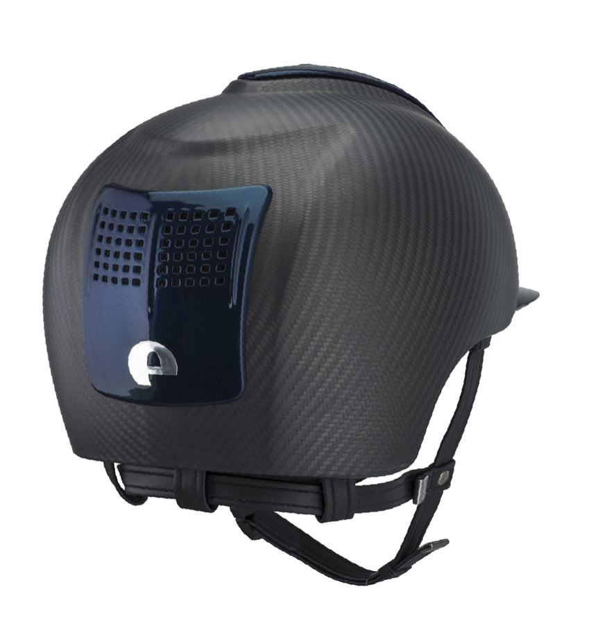 CARBON-HELM E-LIGHT MATT / 3 BLUE INSERTS