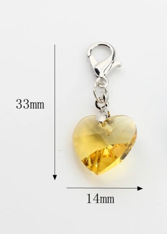 Herz Glücksbringer Charm