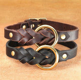 Halsband - Leinenset Leather Passion