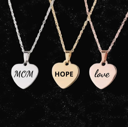 Halskette Love individuell graviert