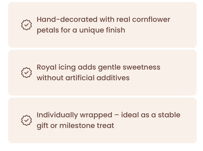 🪻Der Candy Horse Kornblumen-Éclair