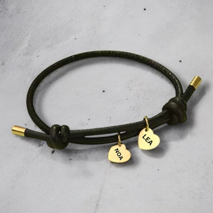 Lederarmband Couple individuell graviert