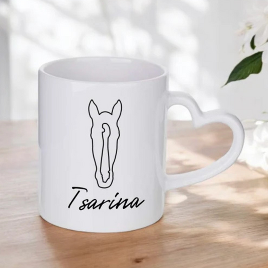 Individuelle Tasse Silhouette mit Erstellung der individuellen Silhouette