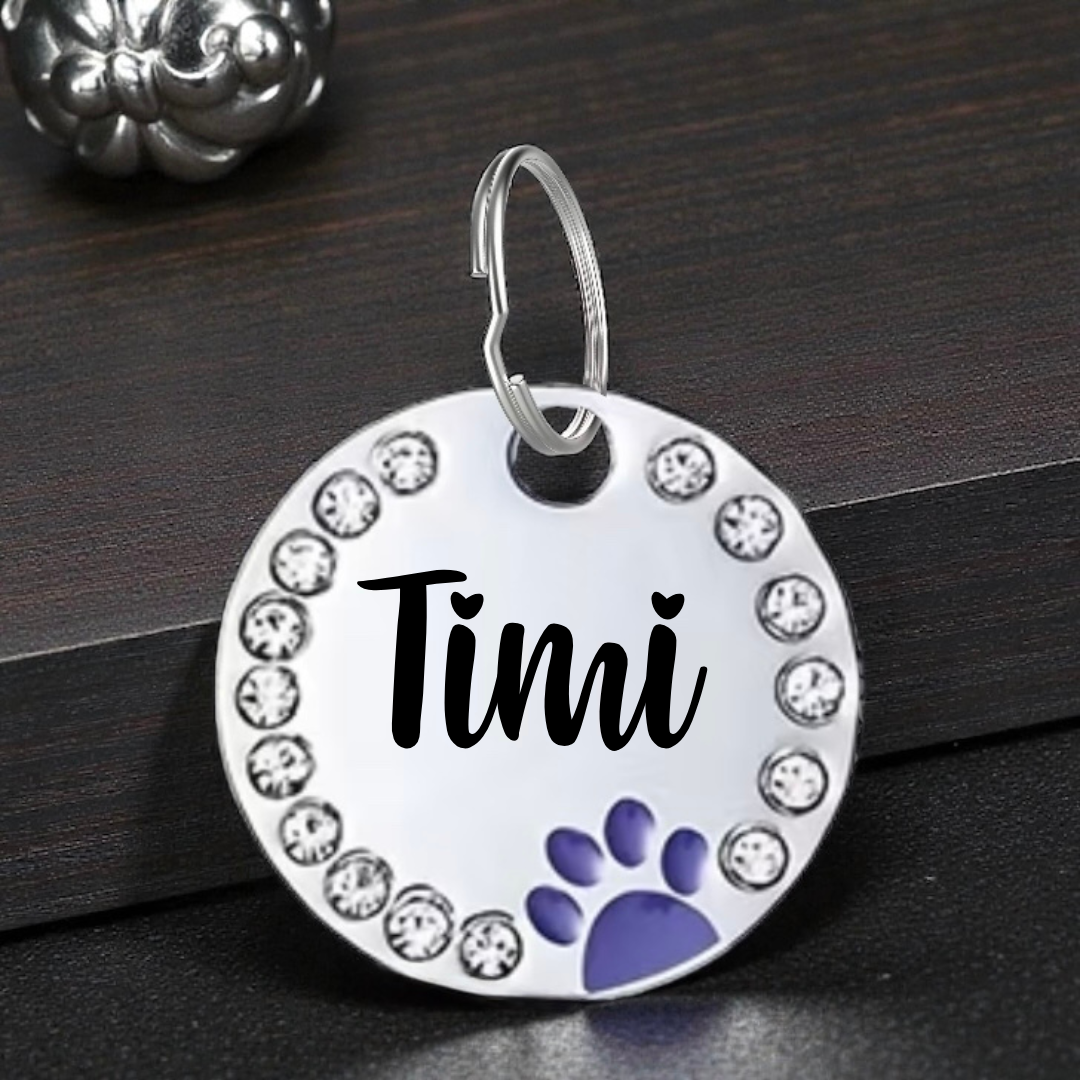 Marke Glitter Circle individuell graviert