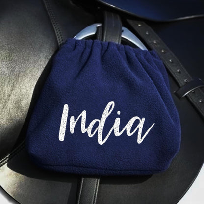 Personalisierte Fleece-Steigbügelschoner