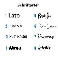 Namensplättchen individuell graviert