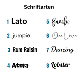 Namensplättchen individuell graviert