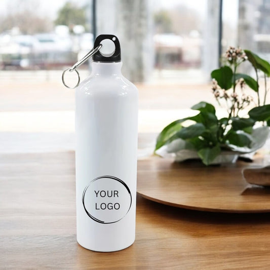 Individuelle Thermosflasche Logo S/W