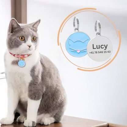 Individuell gravierte Cat Secure Tag