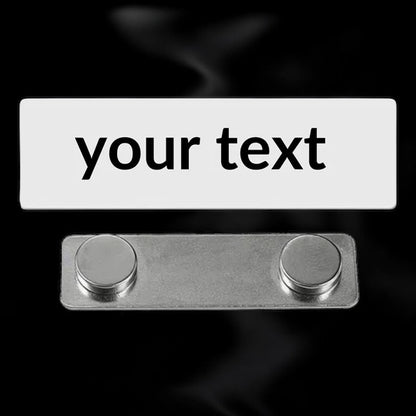 Magnet-Namensschild individuell graviert