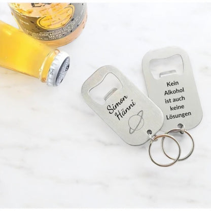 Flaschenöffner Mini mit individueller Gravur