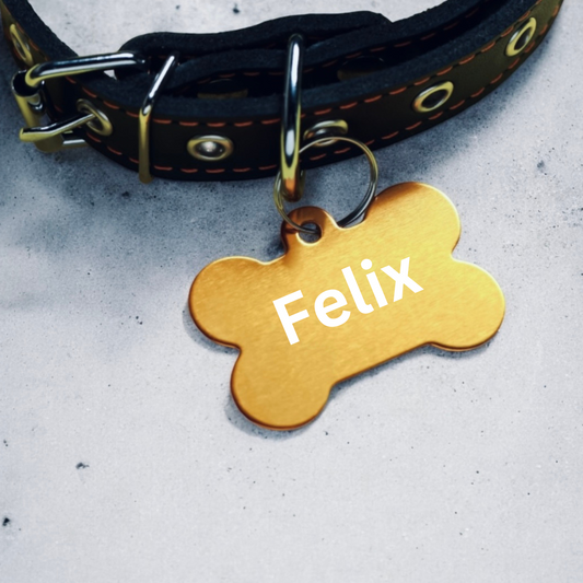 Aluminium Hundemarke individuell graviert