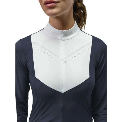 Langarm Turniershirt Scarlet Navy