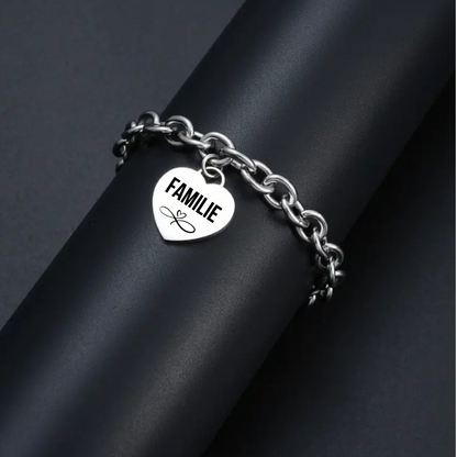 Armband Big Heart individuell graviert