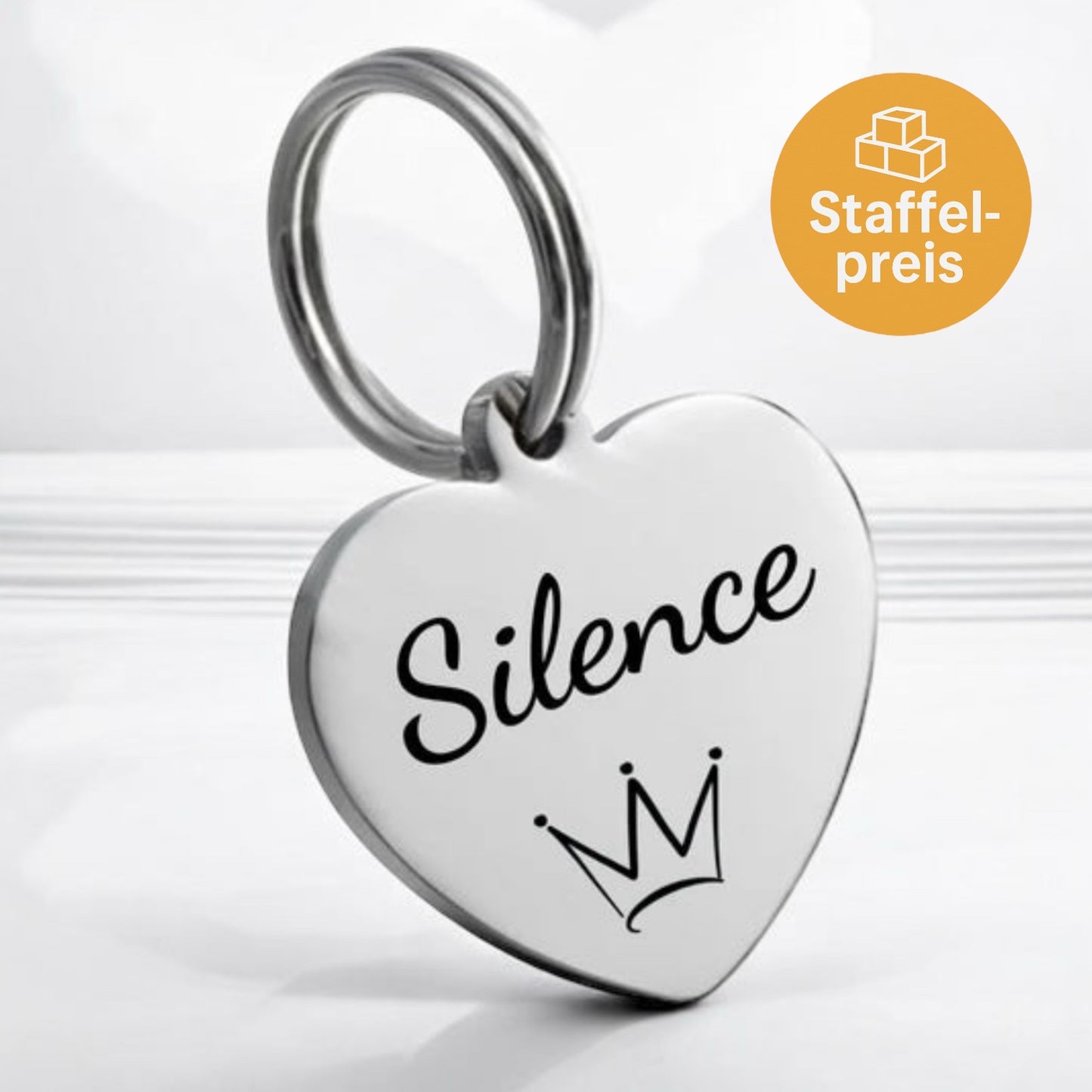 Marke Herz individuell graviert