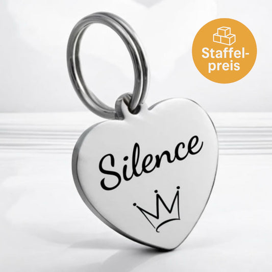 Marke Herz individuell graviert