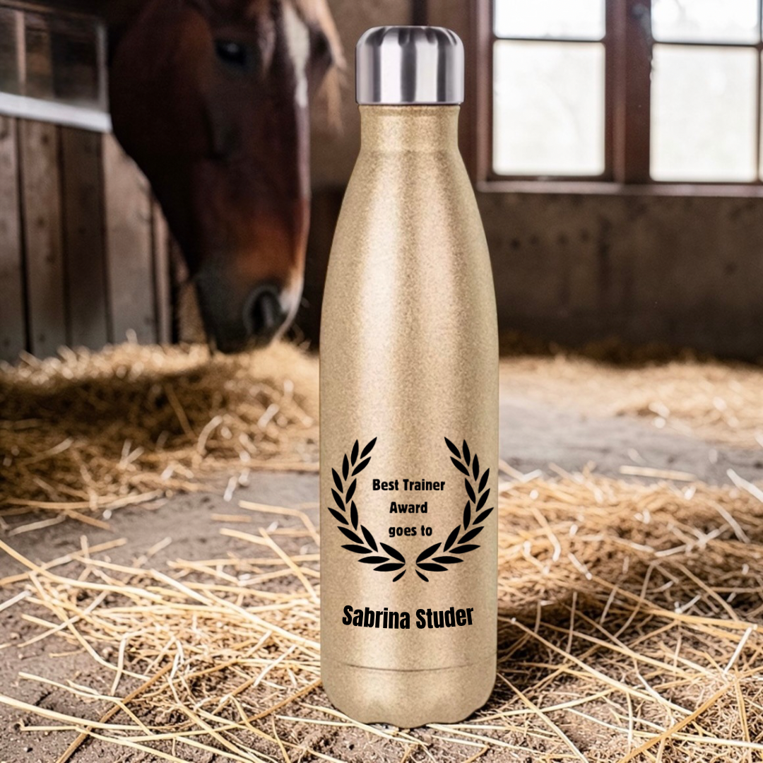 Individuelle Glitzerthermosflasche Award