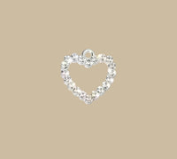 Halskette Love Diamond Heart individuell graviert