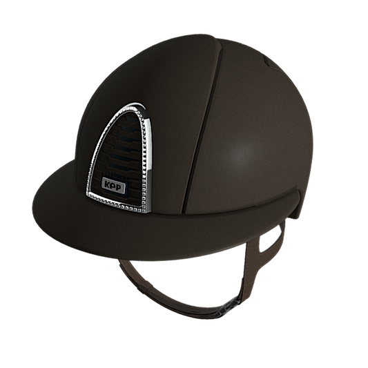 KEP Cromo 2.0 Polo Textile Brown Crystals White Swaro Frame