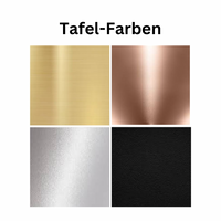 Boxentafel Brandzeichen Metallic Lasergravur
