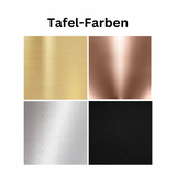 Boxentafel Brandzeichen Metallic Lasergravur