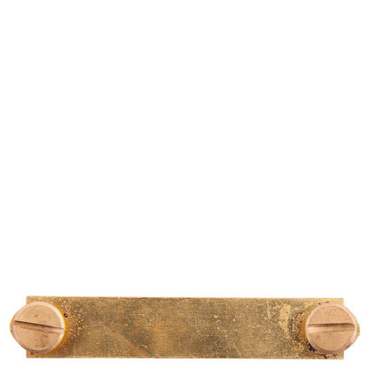 Messing Namensplättchen individuell graviert 6.5x1.1cm