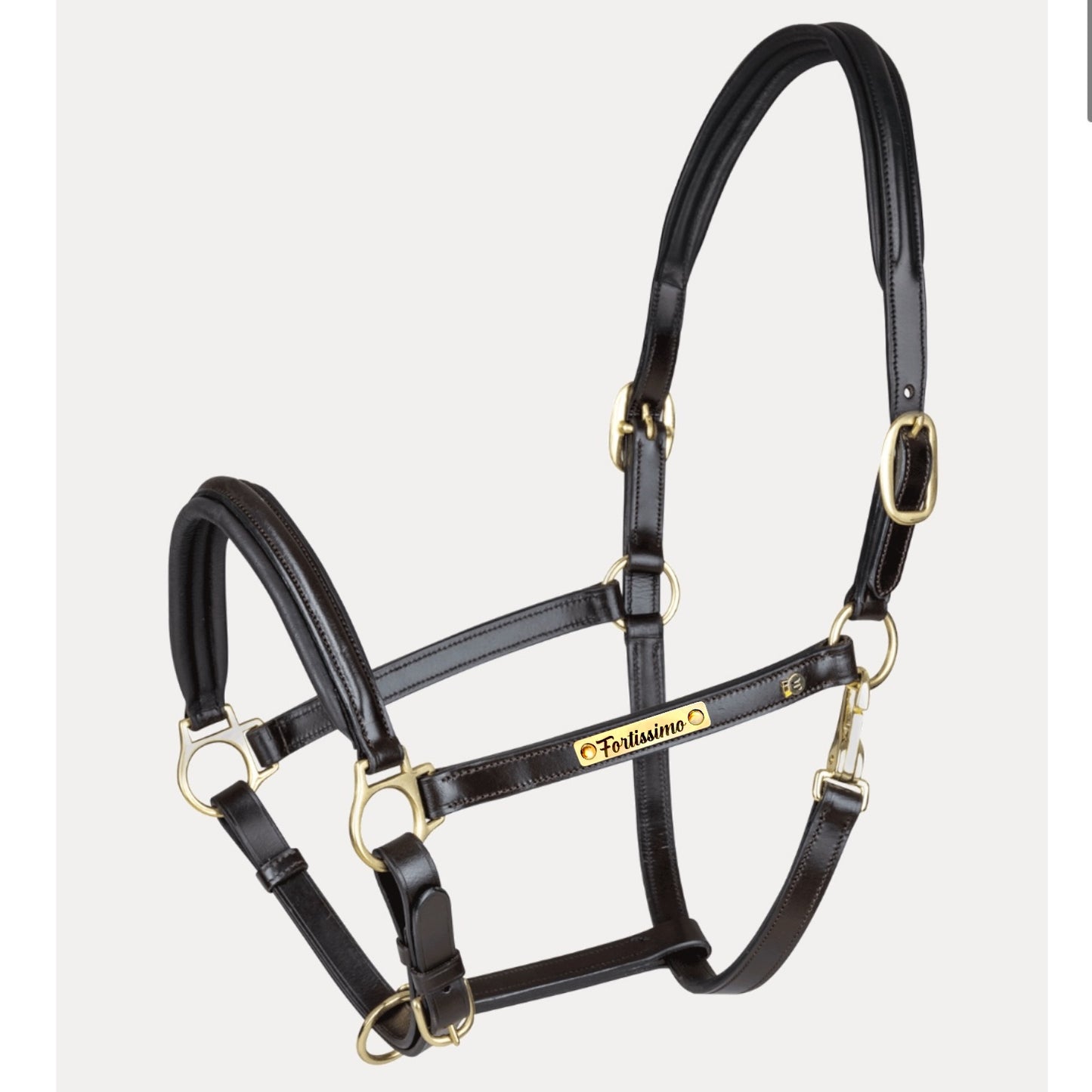 Lederhalfter S-Line Classy mit individueller Gravur