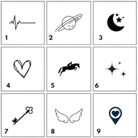 Halskette Love Diamond Heart individuell graviert