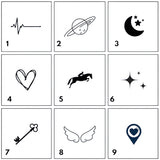 Halskette Love Diamond Heart individuell graviert