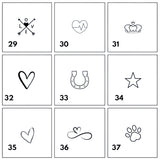 Halskette Love Diamond Heart individuell graviert