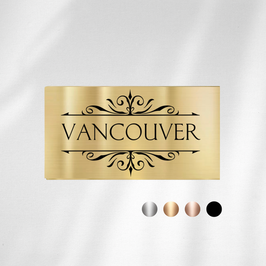 Boxentafel Royal Metallic Lasergravur