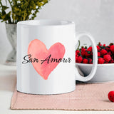 Individuelle Tasse Aquarell Heart