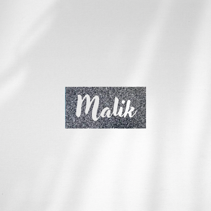 Individuelle Boxentafel Small Glitter