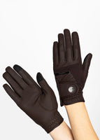 Max Riding Gloves Chocolate