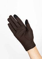 Max Riding Gloves Chocolate