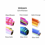 Futterschüssel 2L personalisiert Rainbow Unicorn Edition