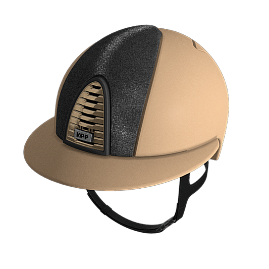 KEP Cromo 2.0 Polo Textile Golden Sand Black Glitter Front