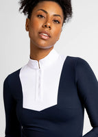 Turniershirt Sienna Langarm Navy