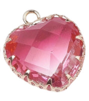 Sunset Heart Charm