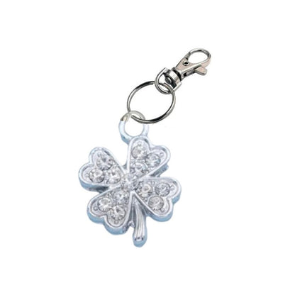 Glitzer Kleeblatt Charm