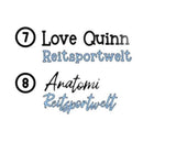 Futterschüssel personalisiert 2L Antik Metallic Edition