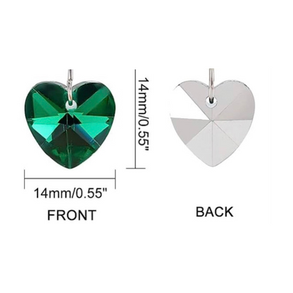 Herz Glas Charm