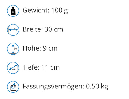 Futterschaufel Pro 500Gramm Schwarz