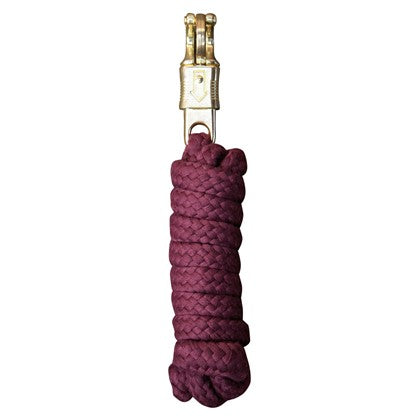 Führstrick mit Panikhaken Gold - Reitsportwelt