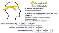 Samshield Miss Shield Blue Lozenge Swarovski Matt Trim - Reitsportwelt