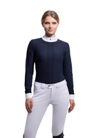 Turniershirt Langarm Camille Navy